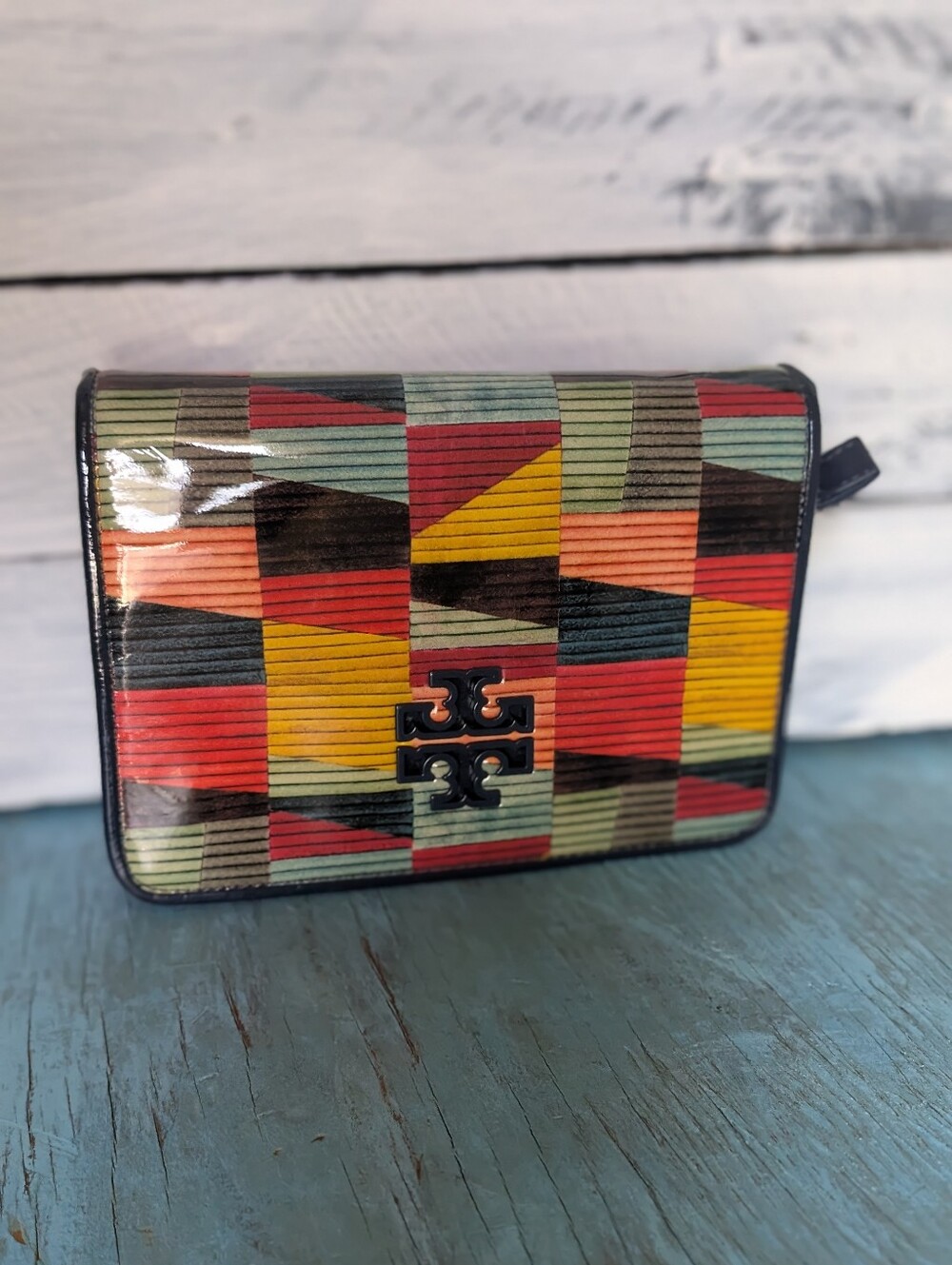 Tory Burch Britten Patchwork Crossbody Handbag